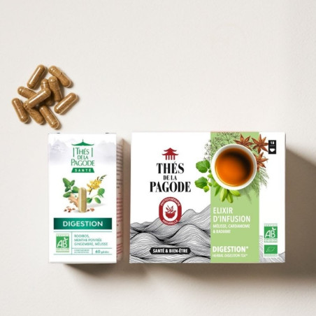 Lot Digestion : thé + complément alimentaire