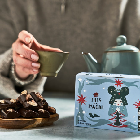 Coffret thé : 4 thés d'Origine bio