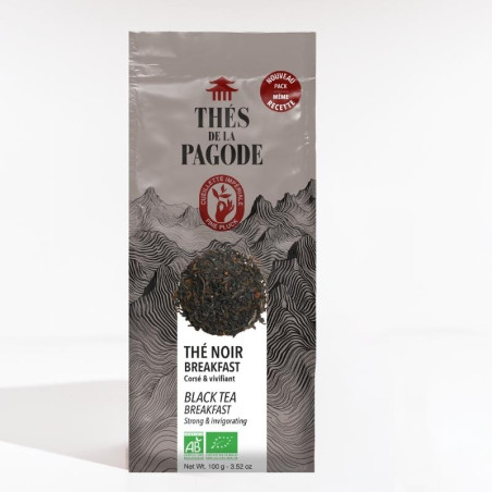 Thé noir breakfast bio - face