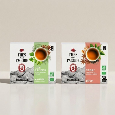 Pack détox bio : Yinpur et Détox du levant