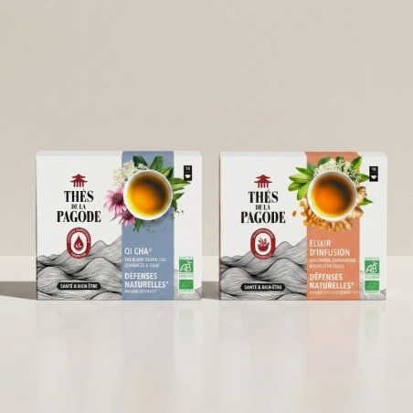 Pack défenses naturelles : Qi Cha et infusion défenses naturelles