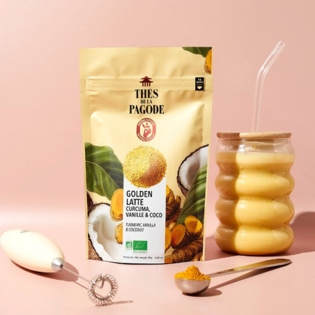 Pack Golden Latte & Accessoires