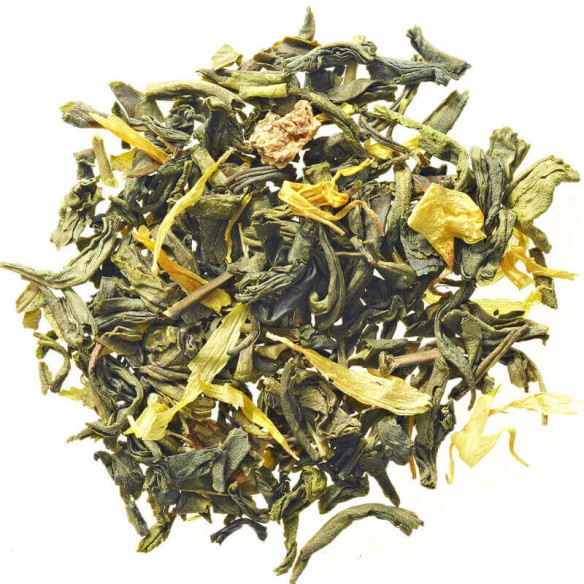 Thé vert agrumes - Visuel du blend